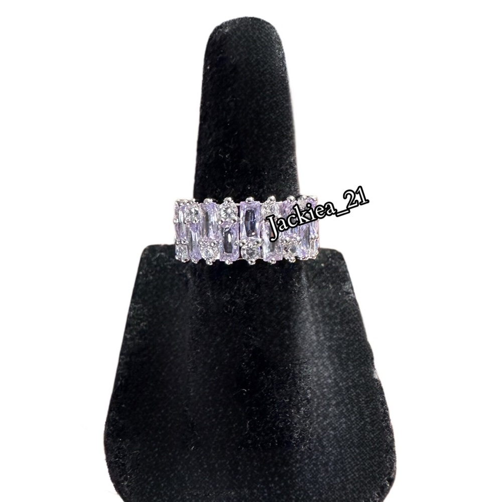 Styling Sparkle Lavender Topaz Cubic Zirconia Ring size 5